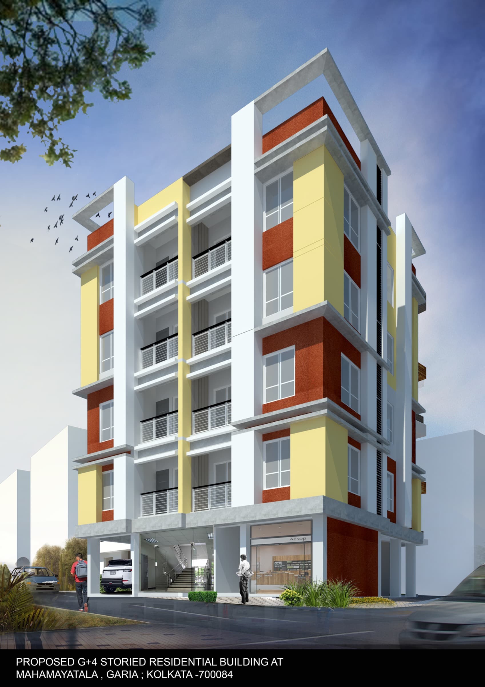 G+4 Residential, Mahamayatala